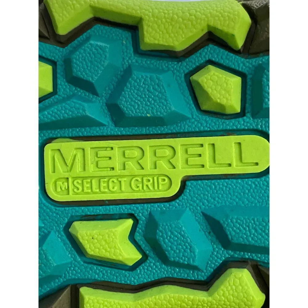 Merrell Water‎ Sport Sandal Outdoor Hiking Beach Aqua Shoes Turquoise Lime Sz 5M